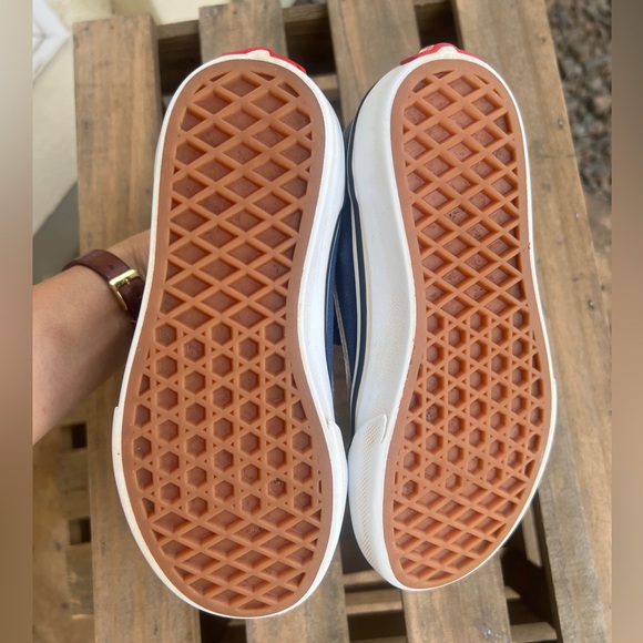 🪼💙VANS ANAHEIM FACTORY OLD SKOOL 36 DX BLUE SUED CLASSIC VELCRO LOW TOP💙🪼 - Picture 6 of 6